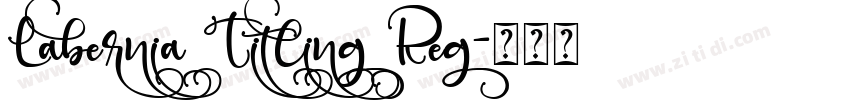 Labernia Titling Reg字体转换